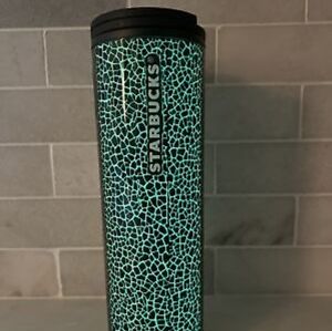 NWT Starbucks Halloween 2022 Crackle Glow in Dark Cold Drink Cup 16oz
